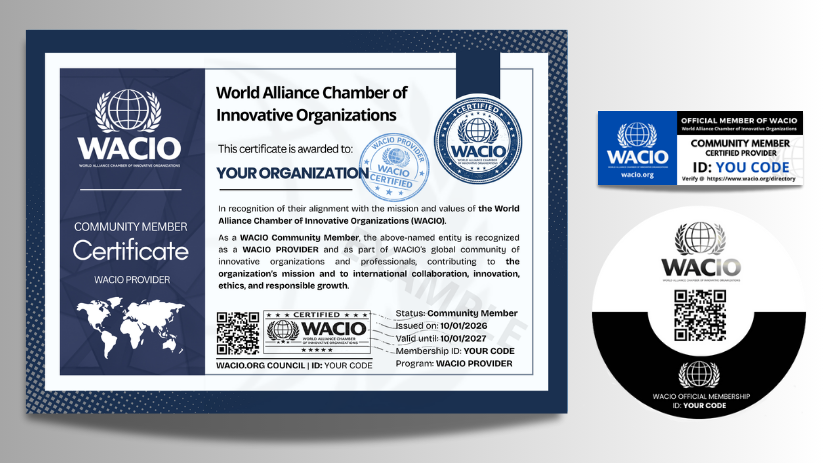 WACIO Community Member & Certified Provider (For Companies & Organizations)